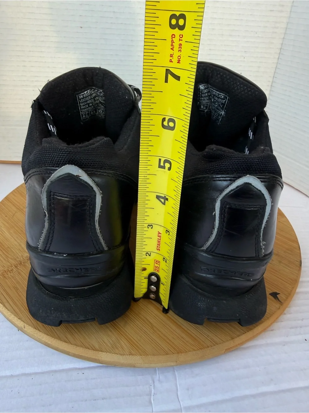 Vintage Skechers SN 690 Black Leather Hiking Trail Shoes Men’s US 9.5 Y2K Chunky
